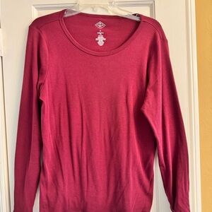 St. John's Bay Red Essential Tee